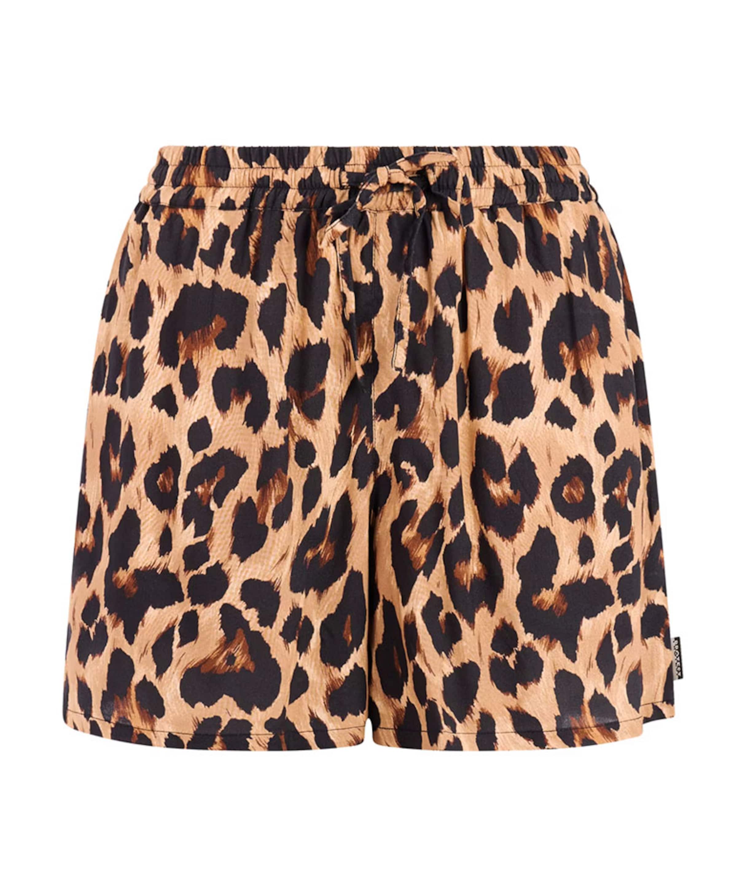 Dames short bruin
