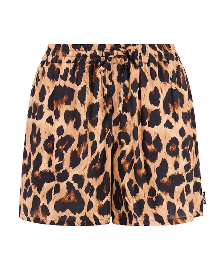 Dames short bruin