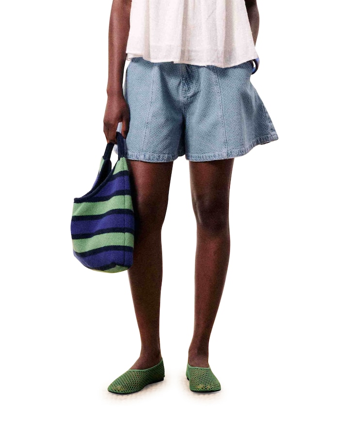 Khoi dames korte broek blauw