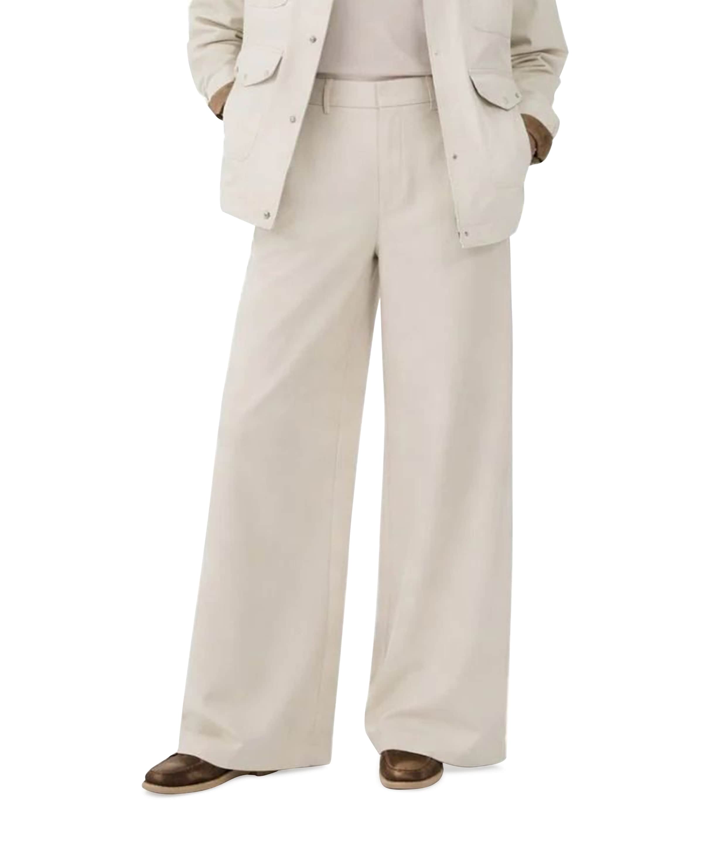 Galemd wide dames broek ecru