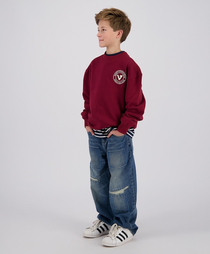 Jongens sweater bordeaux