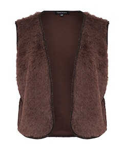 Dames gilet bruin