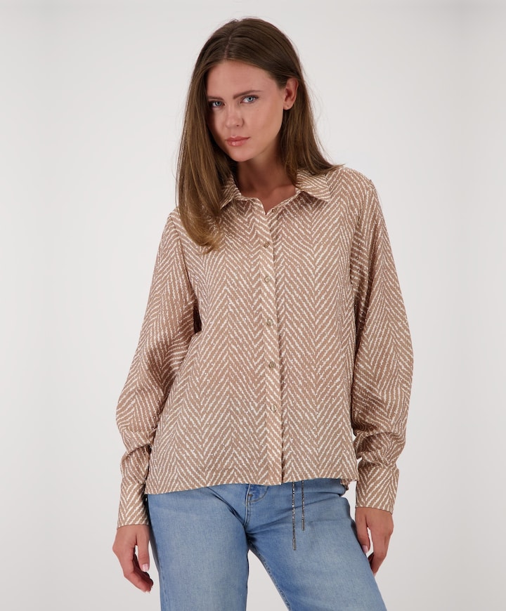 Dames blouse beige