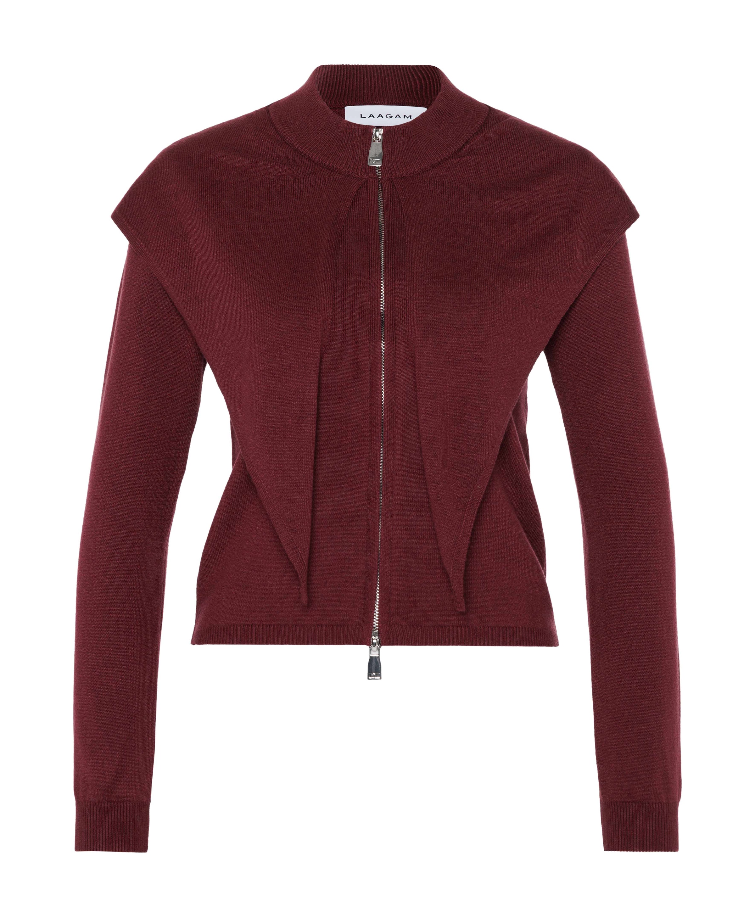 Dames vest bordeaux