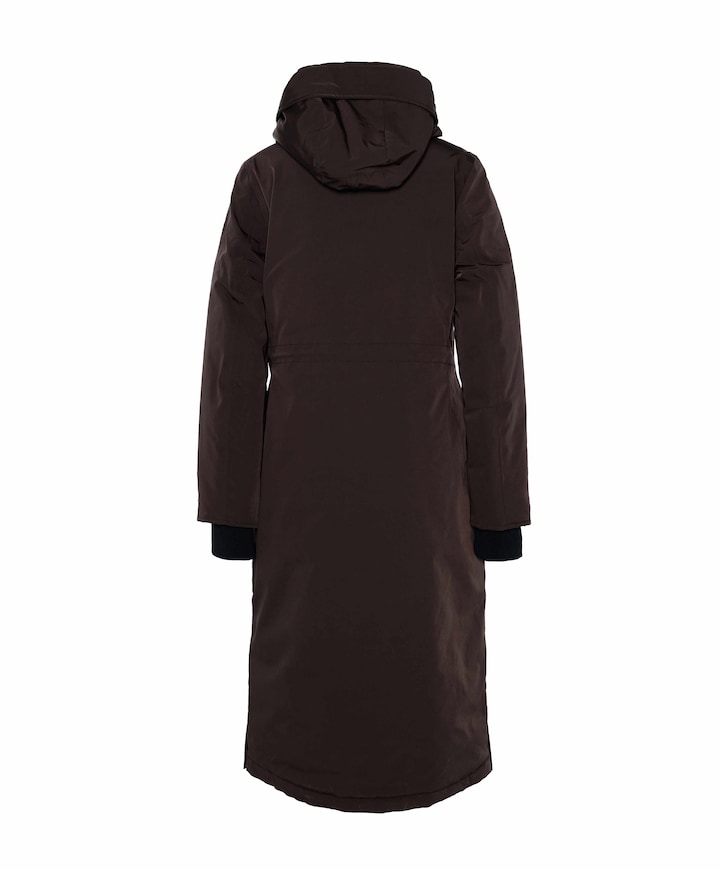 Dames jas bruin