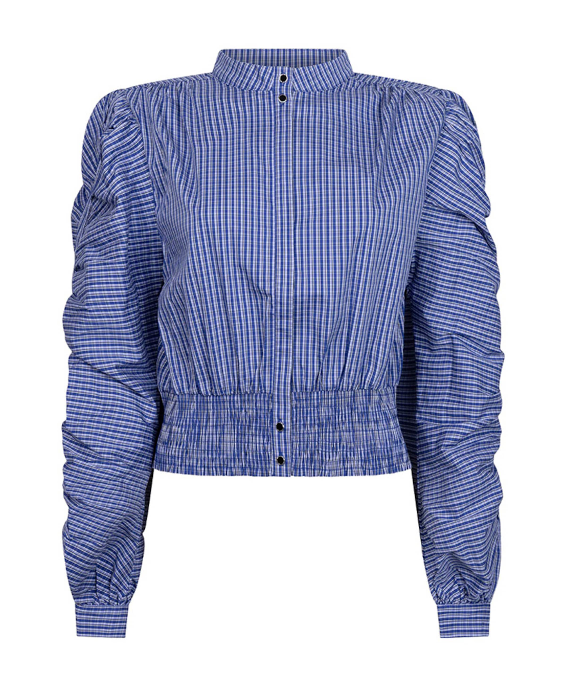Dames blouse blauw