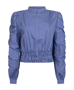 Dames blouse blauw