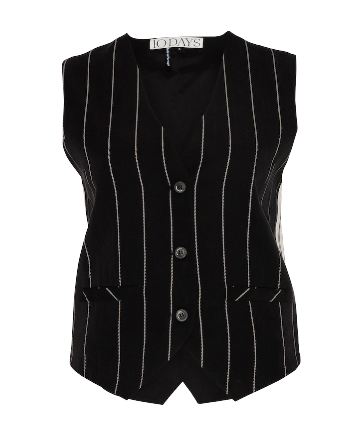 Dames gilet zwart