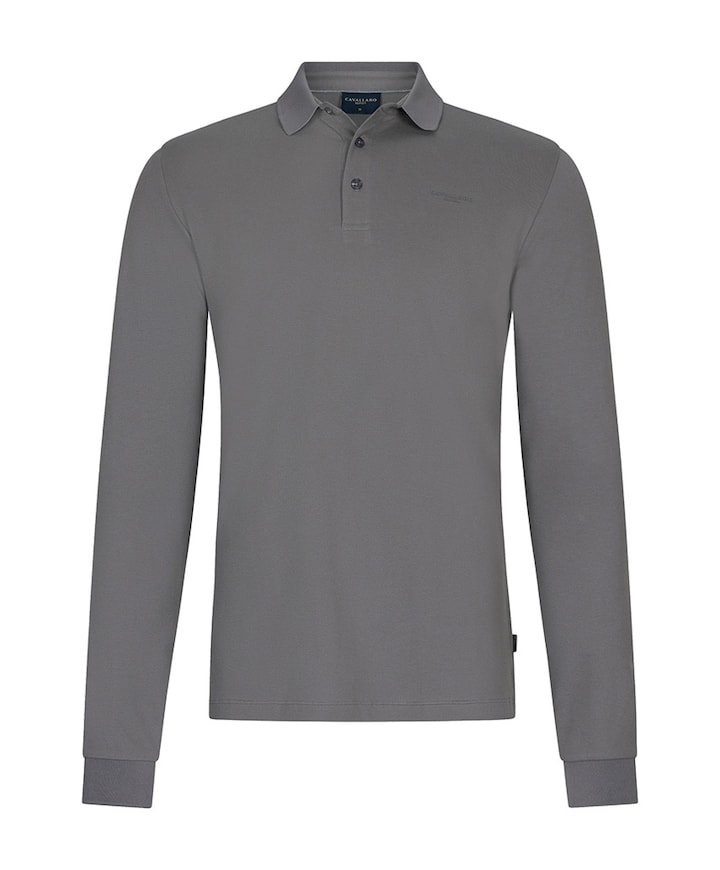 Heren polo grijs