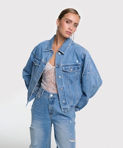 Dames spijkerjas  blauw