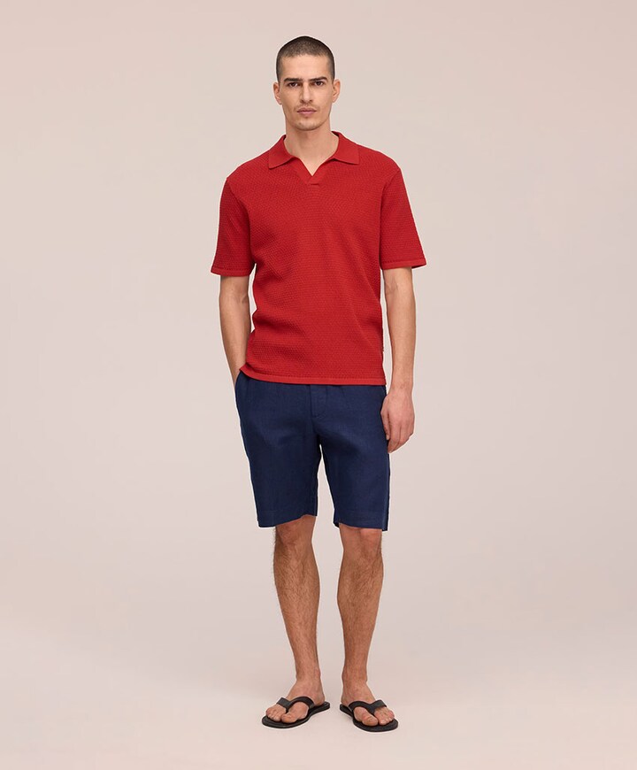 Heren polo rood