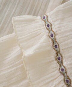 Blouse lange mouw ecru