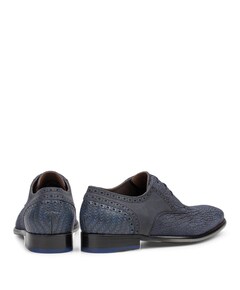 heren veterschoenen blauw