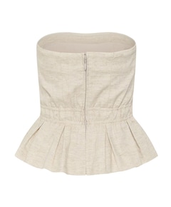 Dames top beige