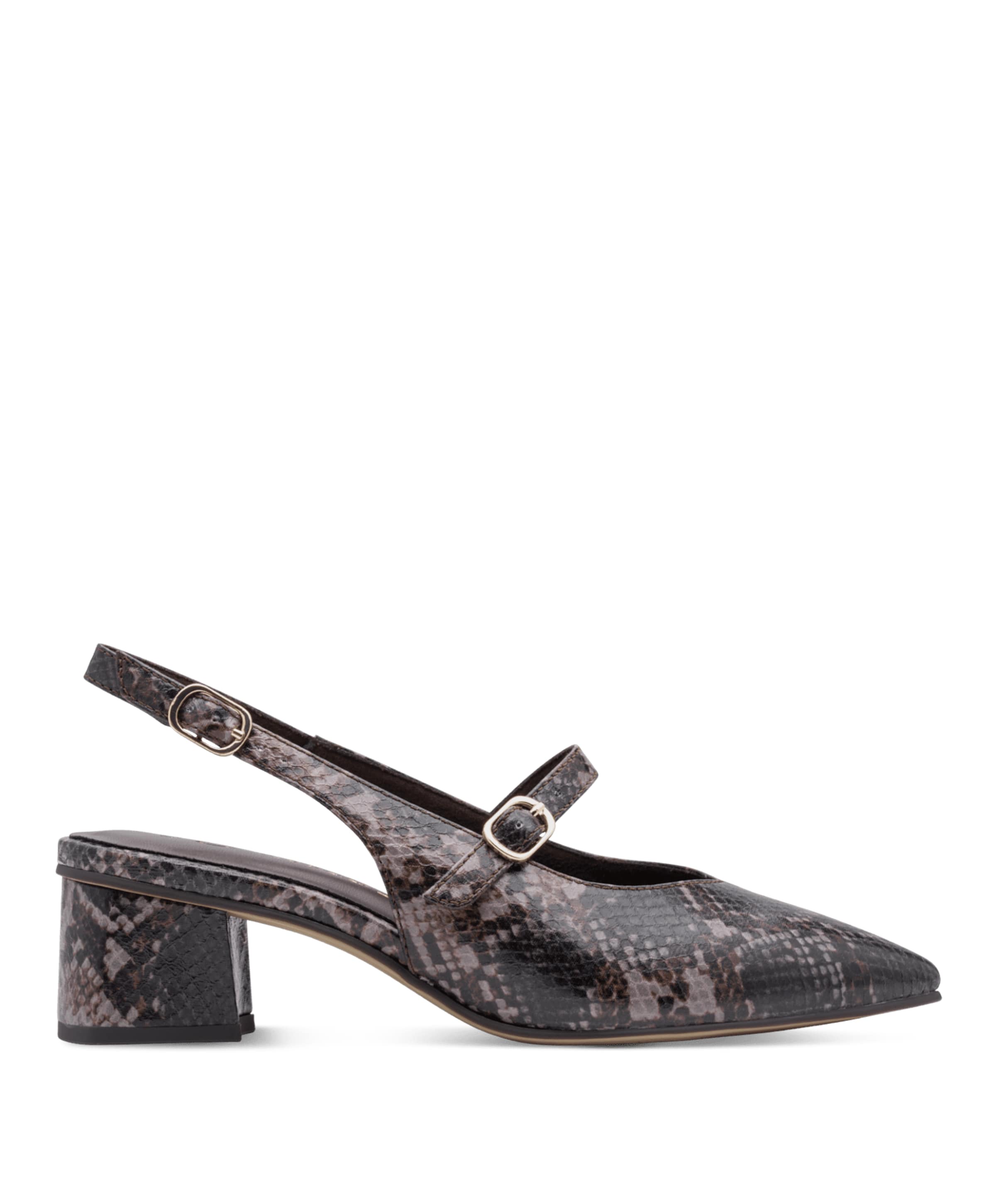 Women Sling dames sandalets bruin
