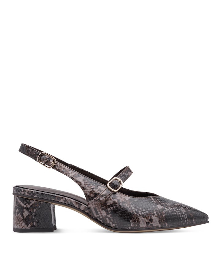 Women Sling dames sandalets bruin