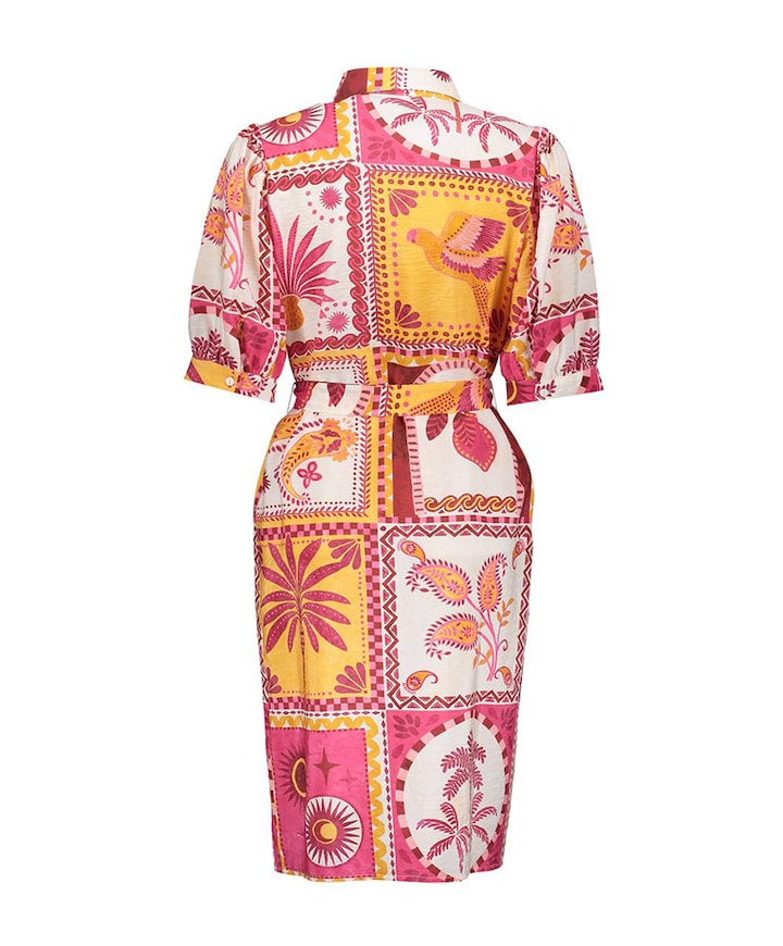 Dames jurk roze