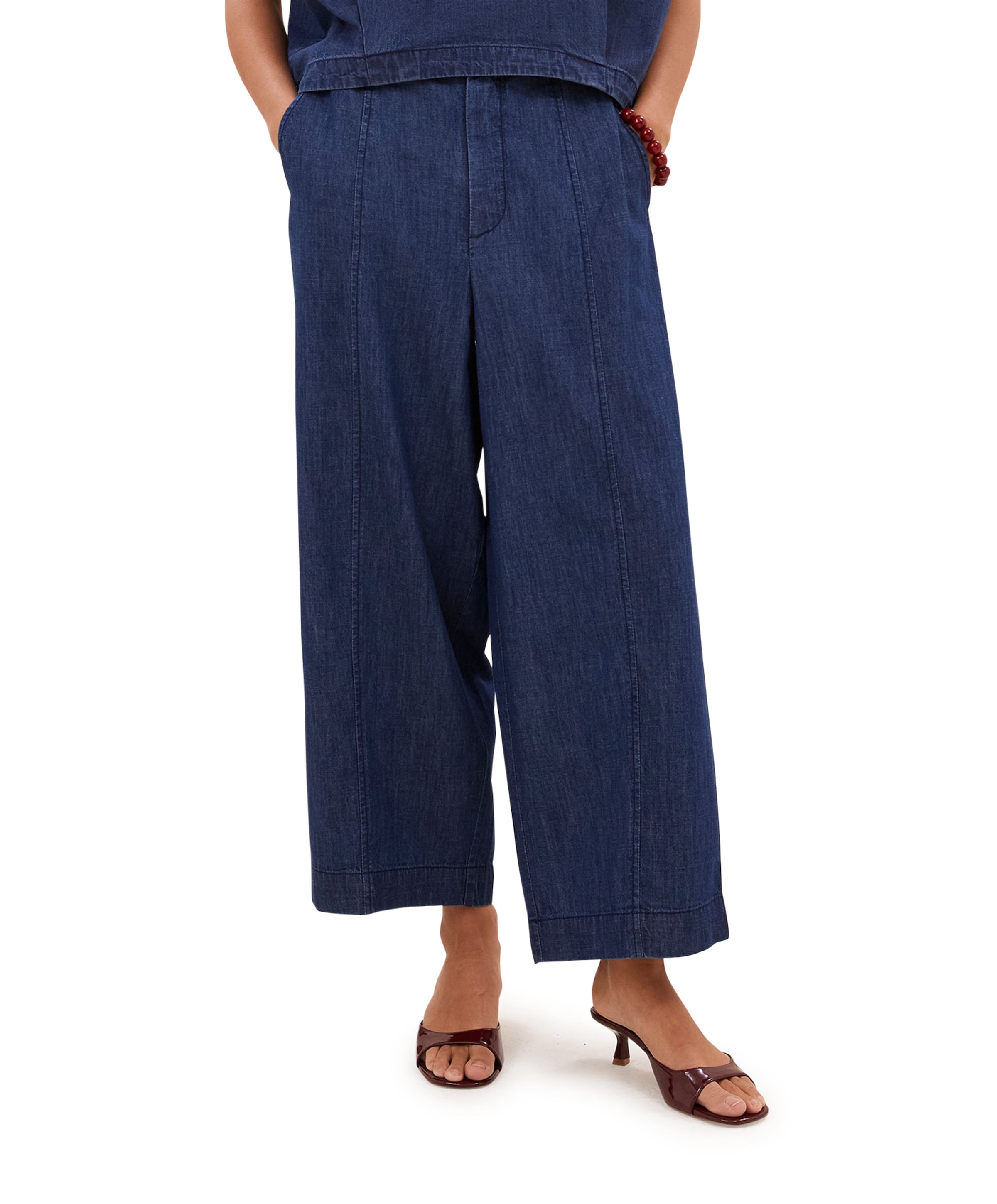 fuji denim dames broek blauw