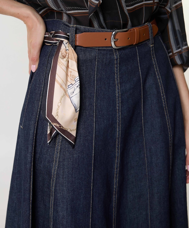 Dames rok blauw