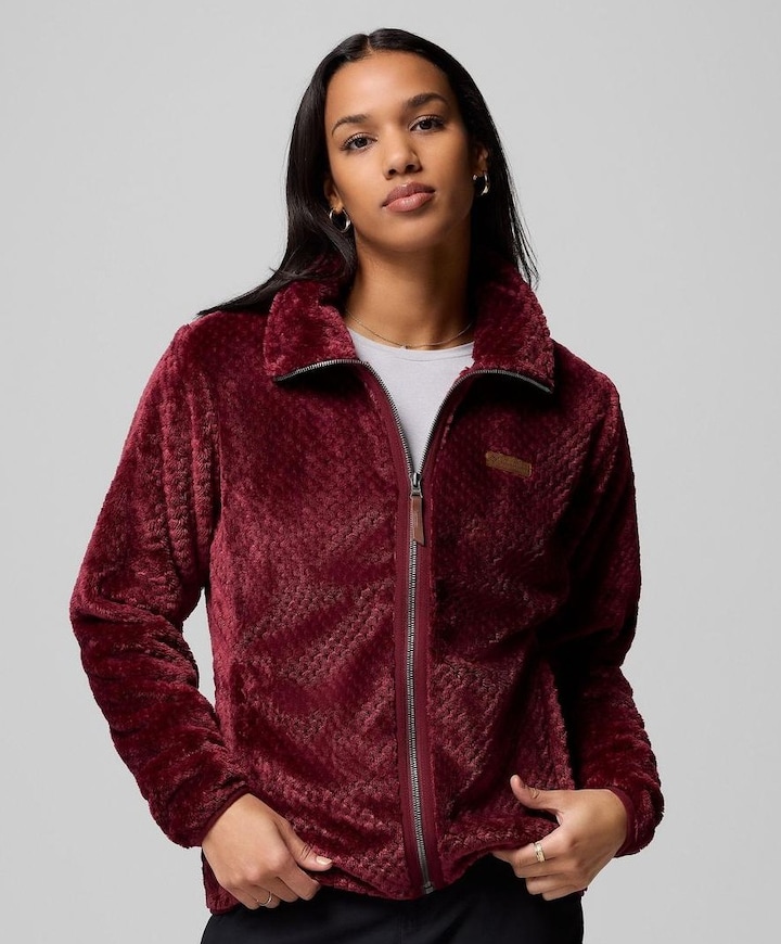 Dames vest bordeaux