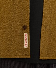 Heren overshirt bruin