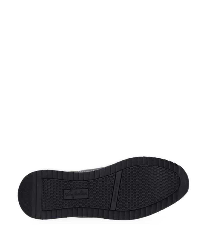 Filmon leather heren sneakers blauw
