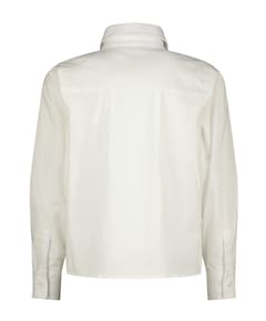 Meisjes blouse lange mouw wit