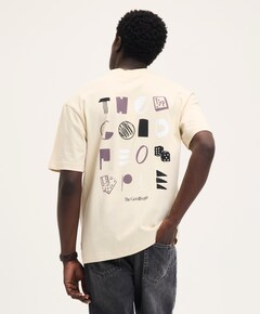 Heren T-shirt beige