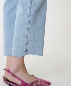 Calie Straight Ankle Dewdrop dames jeans blauw