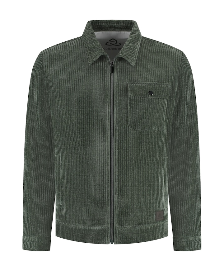 Heren overshirt groen