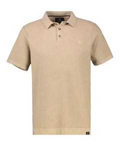 Heren polo beige