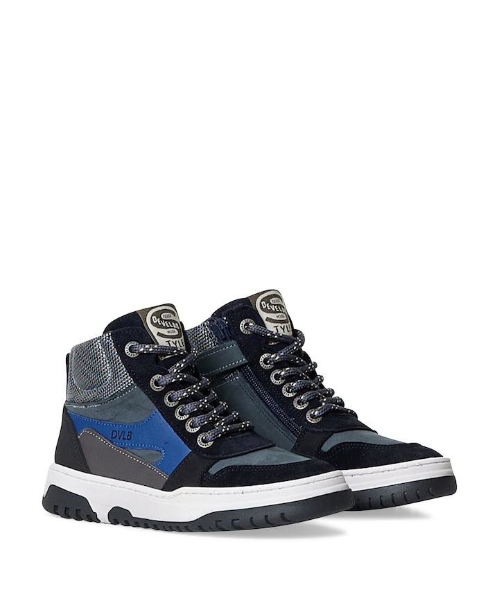 jongens veterschoenen blauw