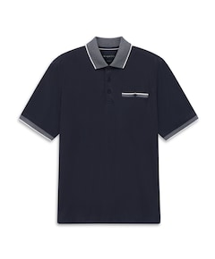 Heren polo blauw