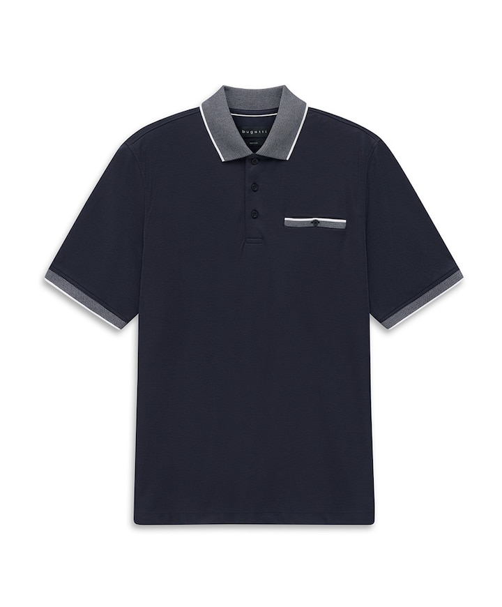 Heren polo blauw