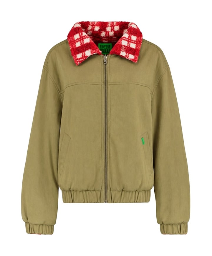 Dames jas groen