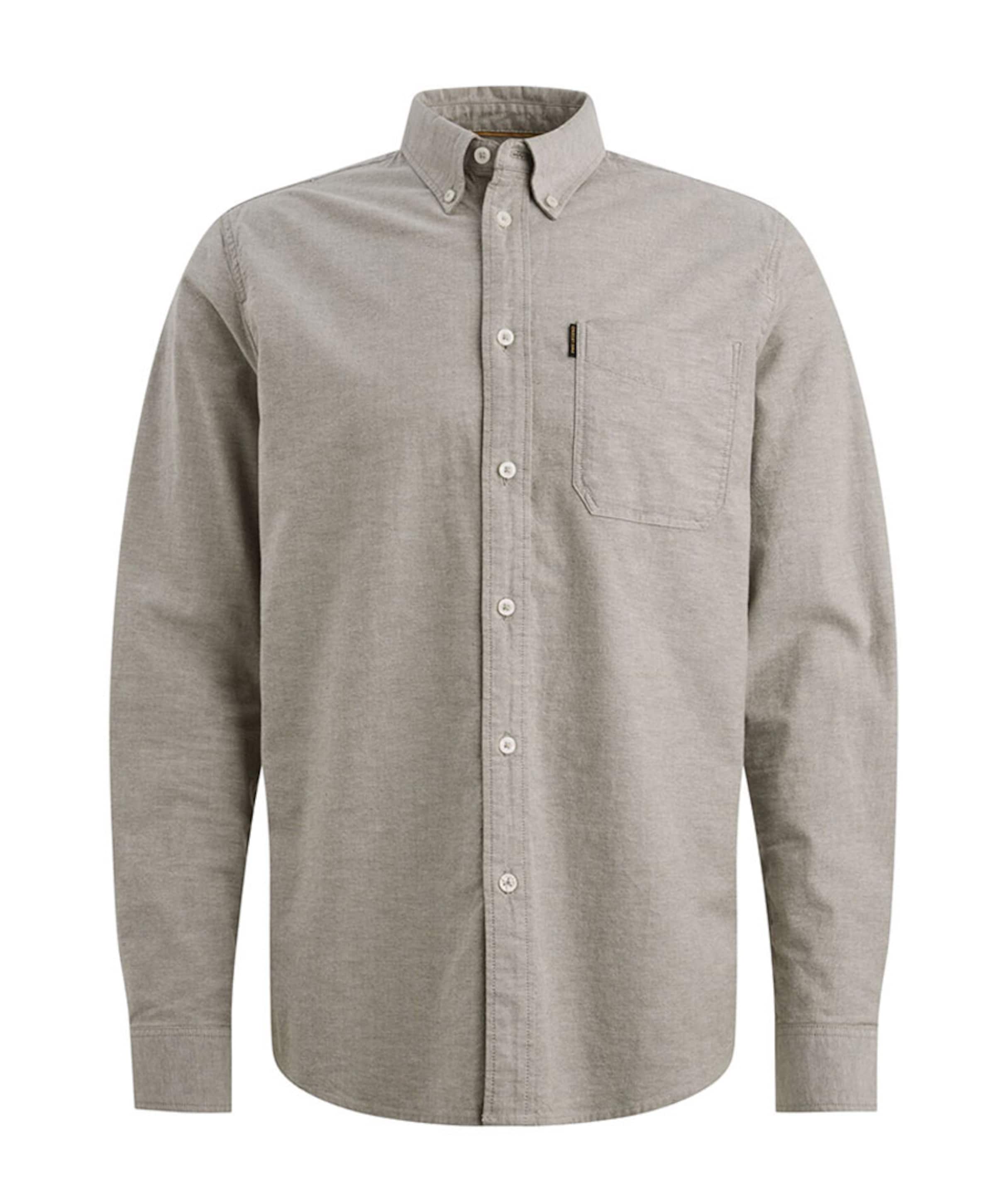 Heren overhemd lange mouw groen