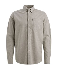 Heren overhemd lange mouw groen