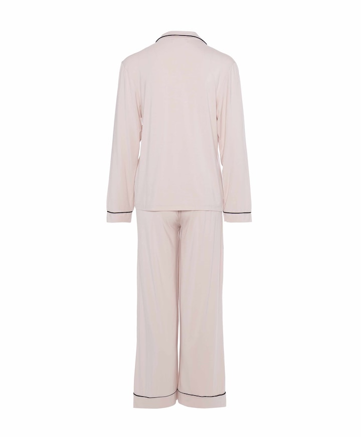 Dames pyjamaset beige
