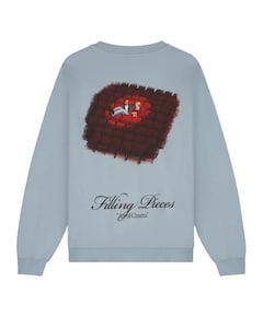 Heren sweater blauw