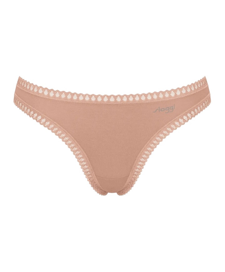 Dames string beige