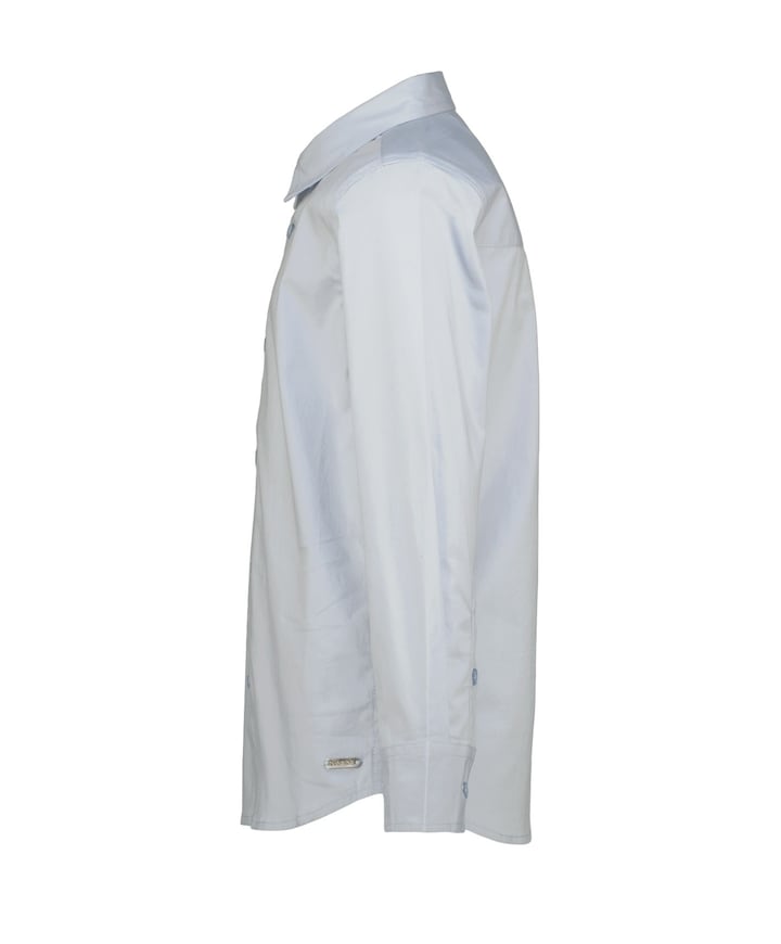 Jongens overhemd lange mouw blauw
