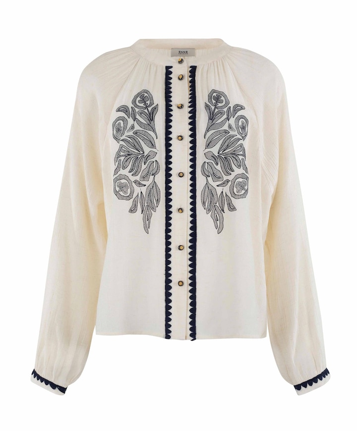 Dames blouse ecru
