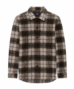 Heren overshirt bruin