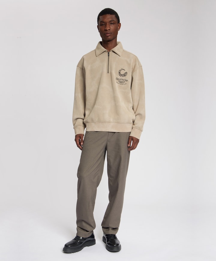 Heren trui beige