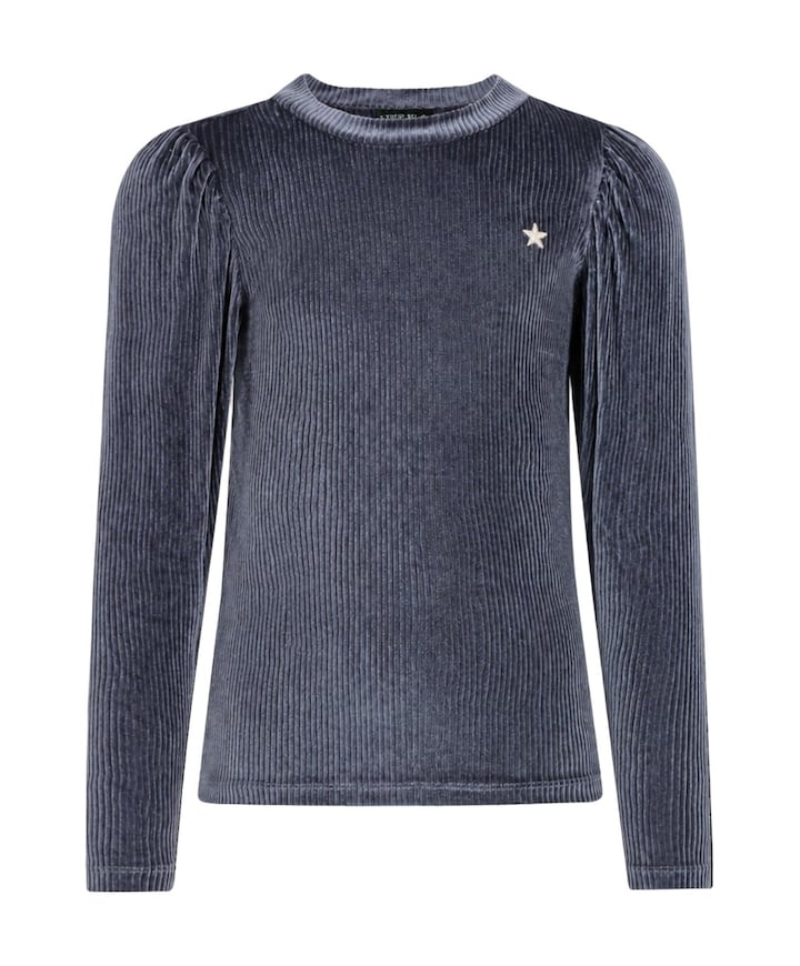 Meisjes longsleeve blauw