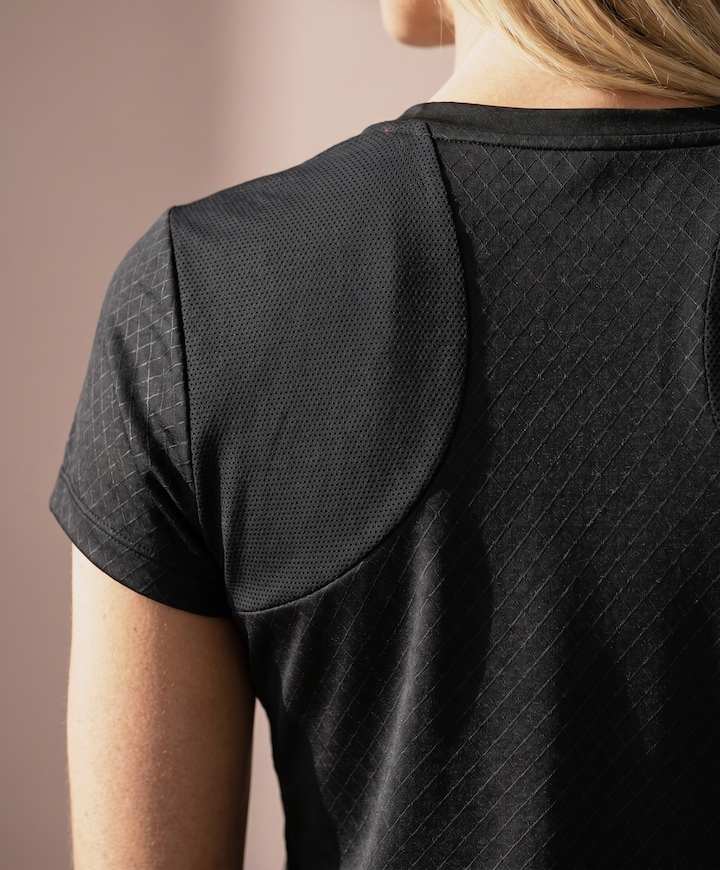 Dames t-shirt zwart