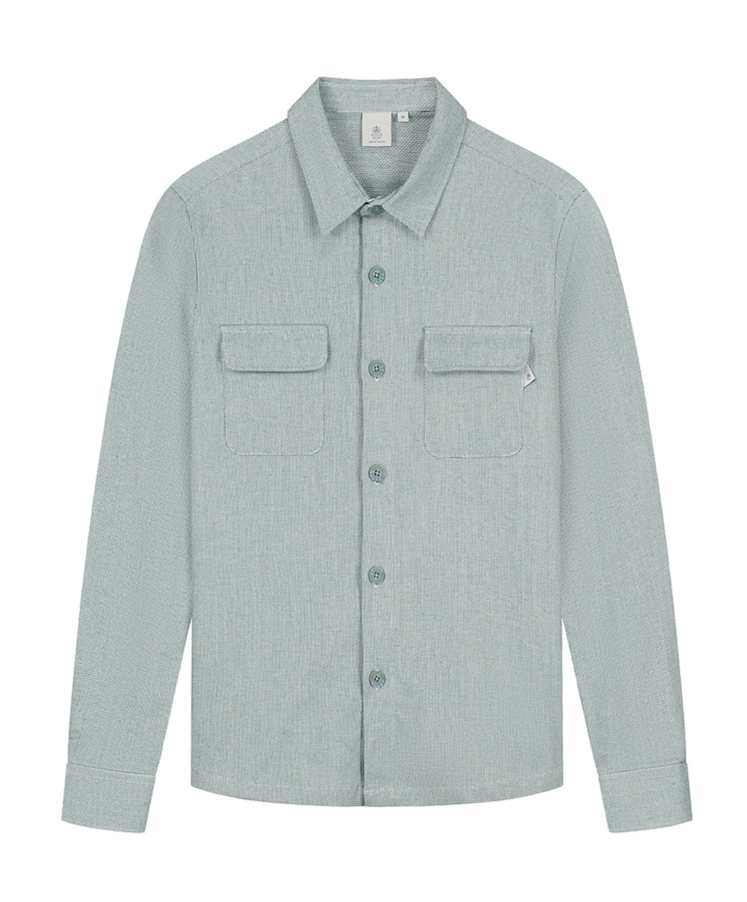 Heren overshirt groen