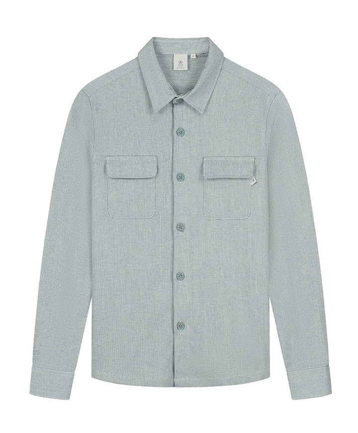 Heren overshirt groen