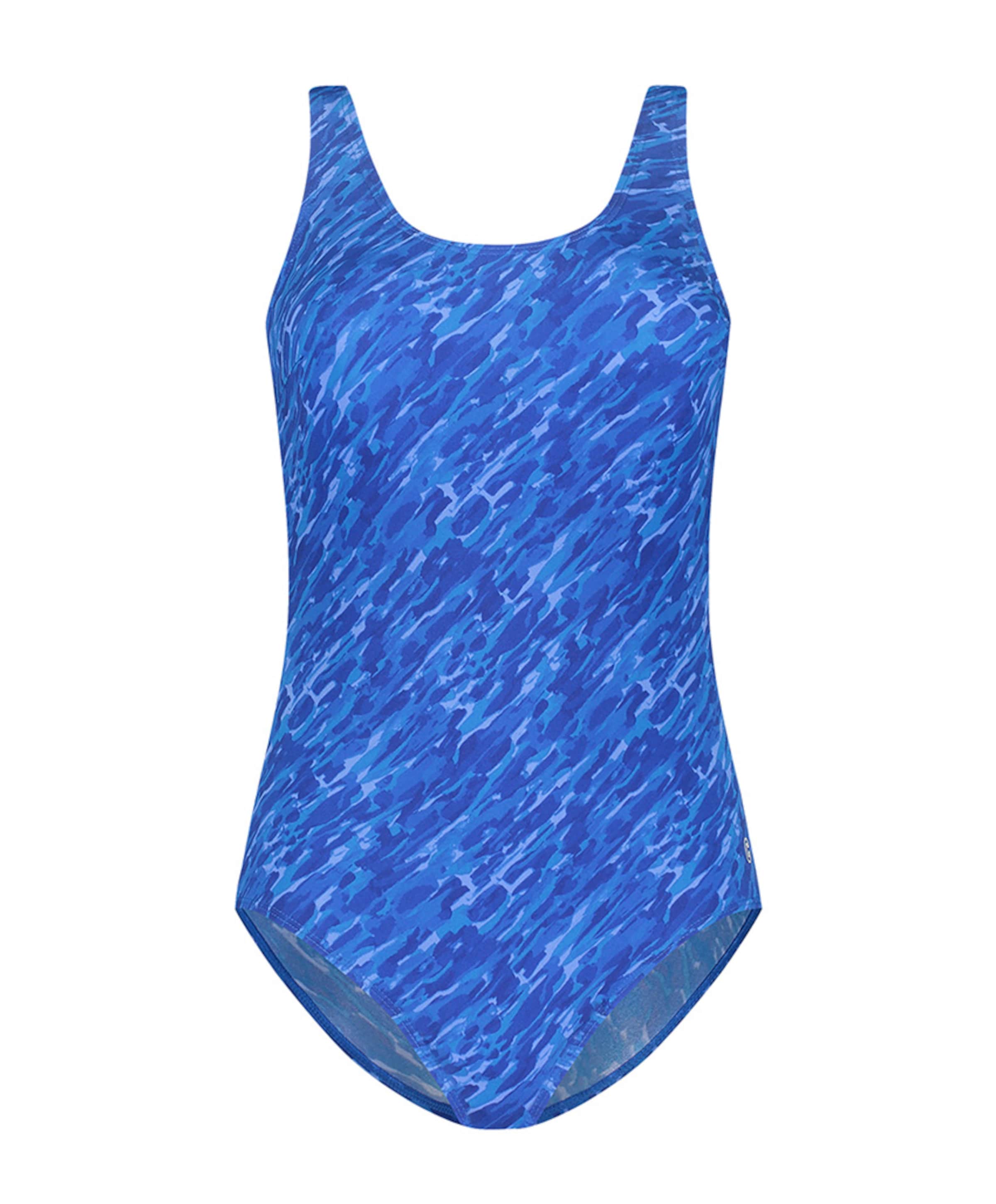 Dames badpak blauw