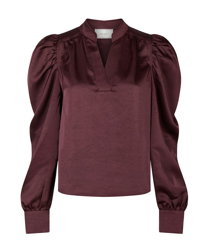 Dames blouse bordeaux